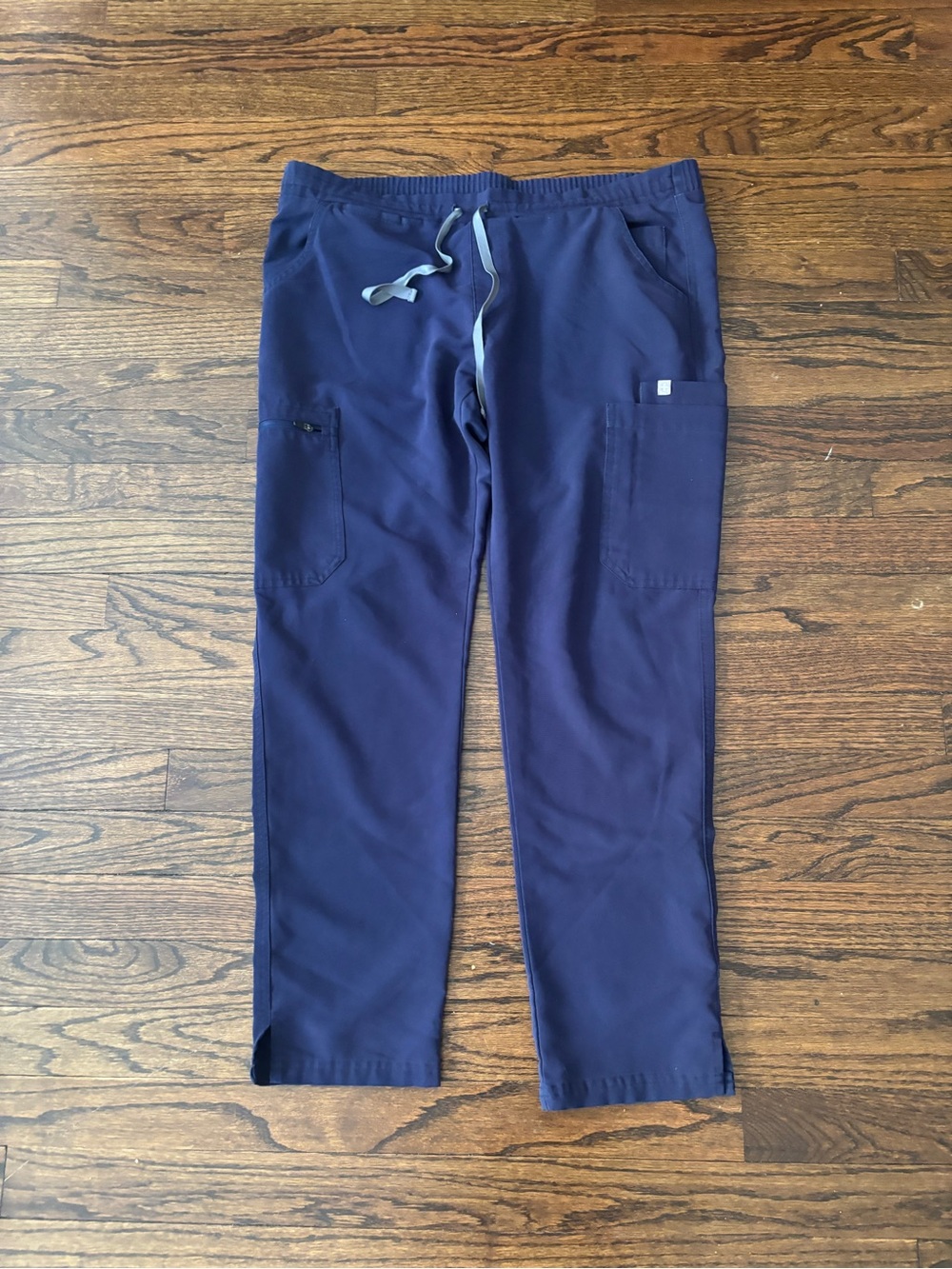 Figs Navy Blue Yola Skinny Scrub Pants